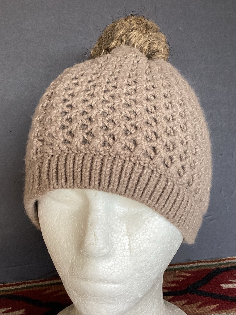 Sunday afternoons knit beanie hat with Pom